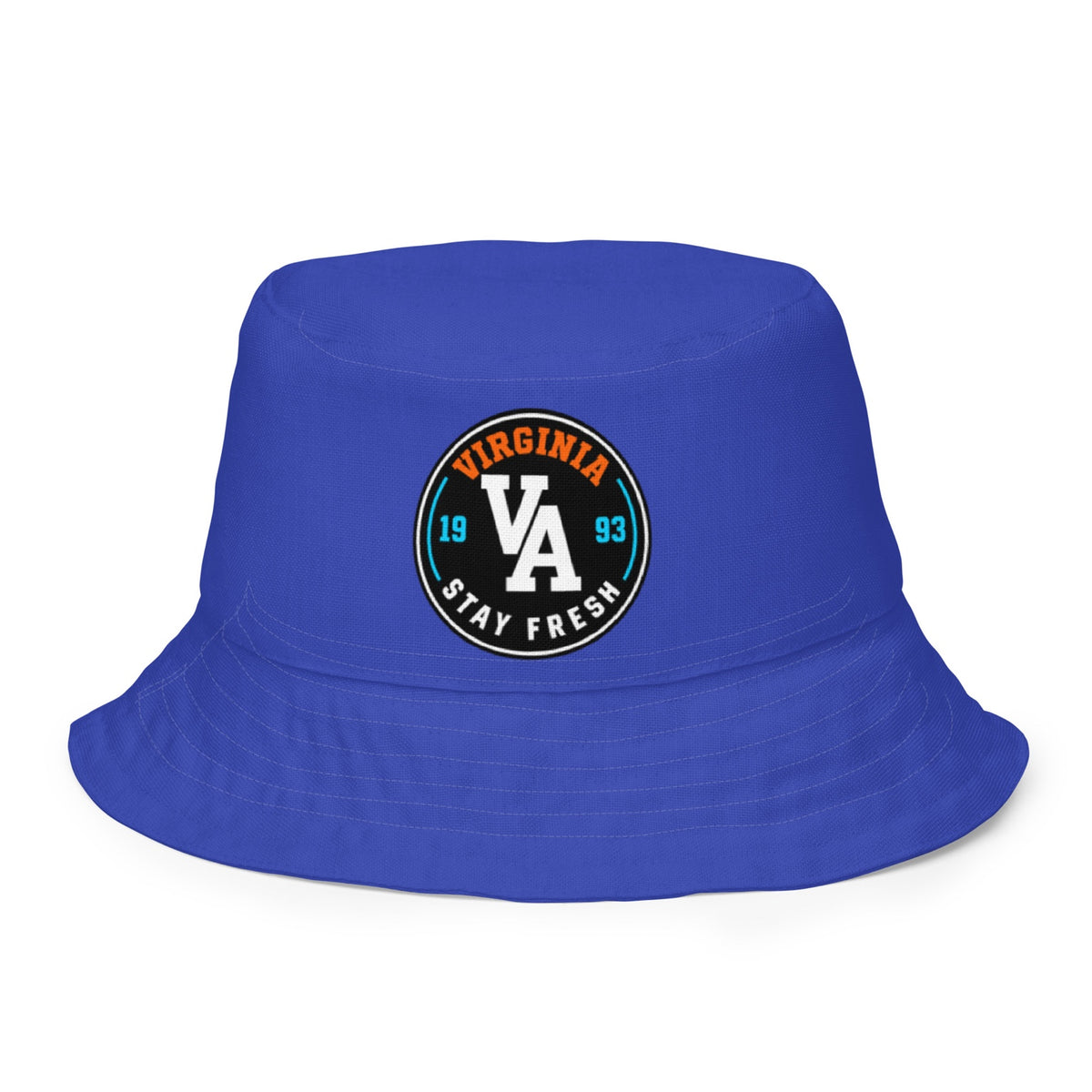 VA FRESH Circular Seal / Stay Fresh Bucket — Colorful Blue front view