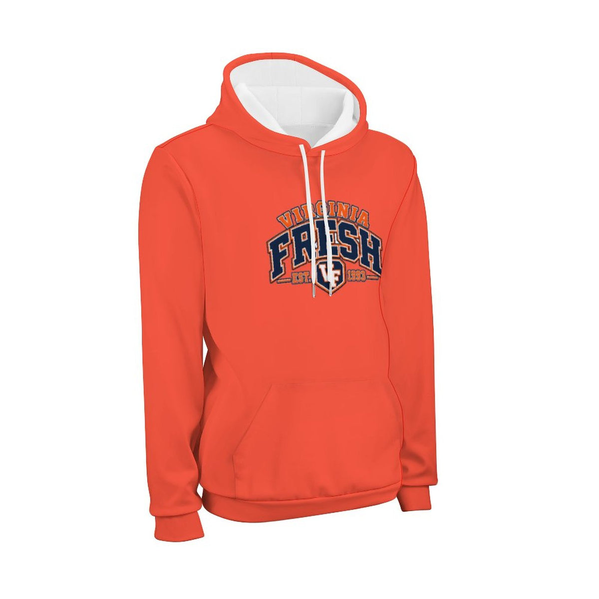 VA FRESH — Virginia Fresh / Est. 1993 — Hoodie & Jogger Set — Colorful Orange