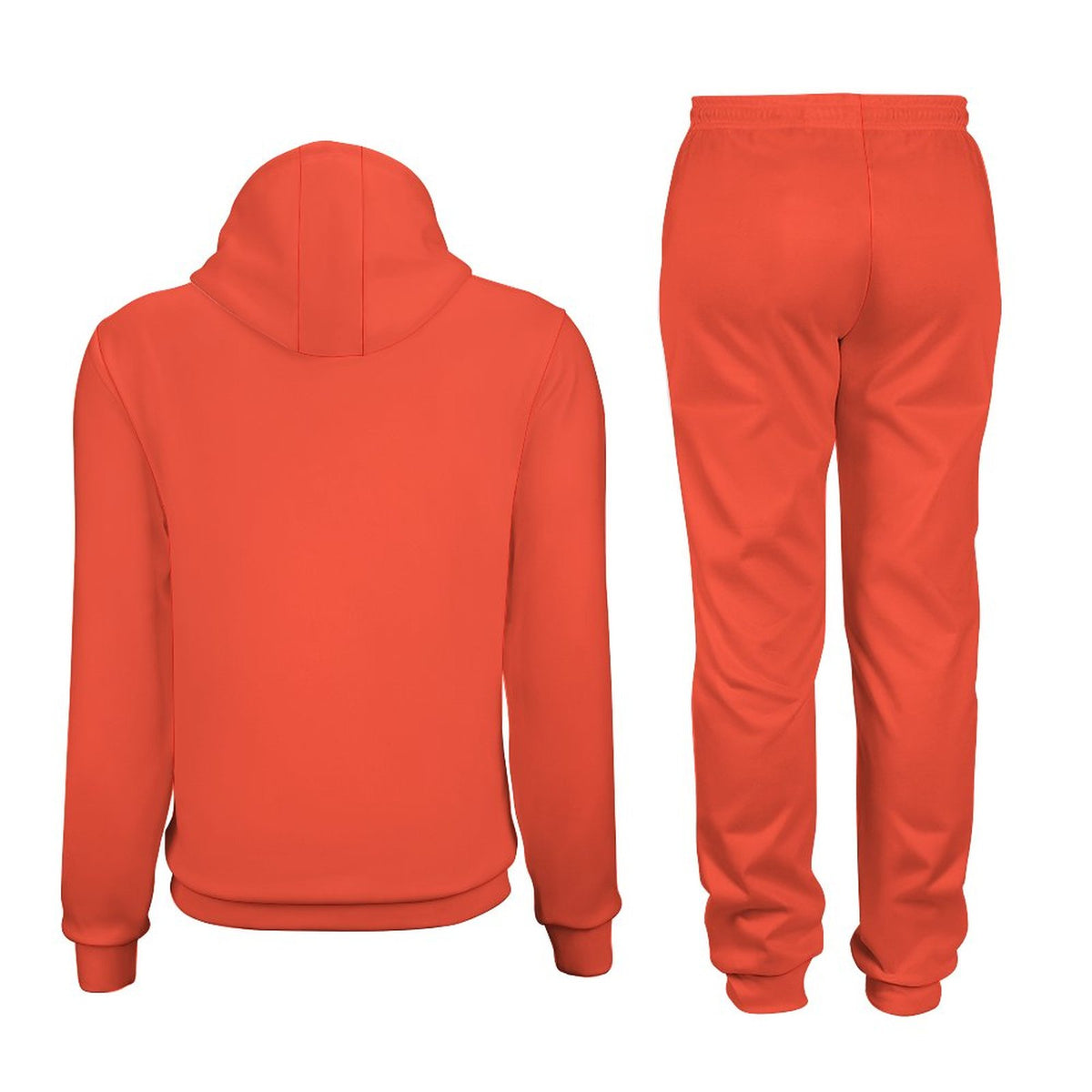 VA FRESH — Fresh By Nature Badge — Hoodie & Jogger Set — Colorful Orange