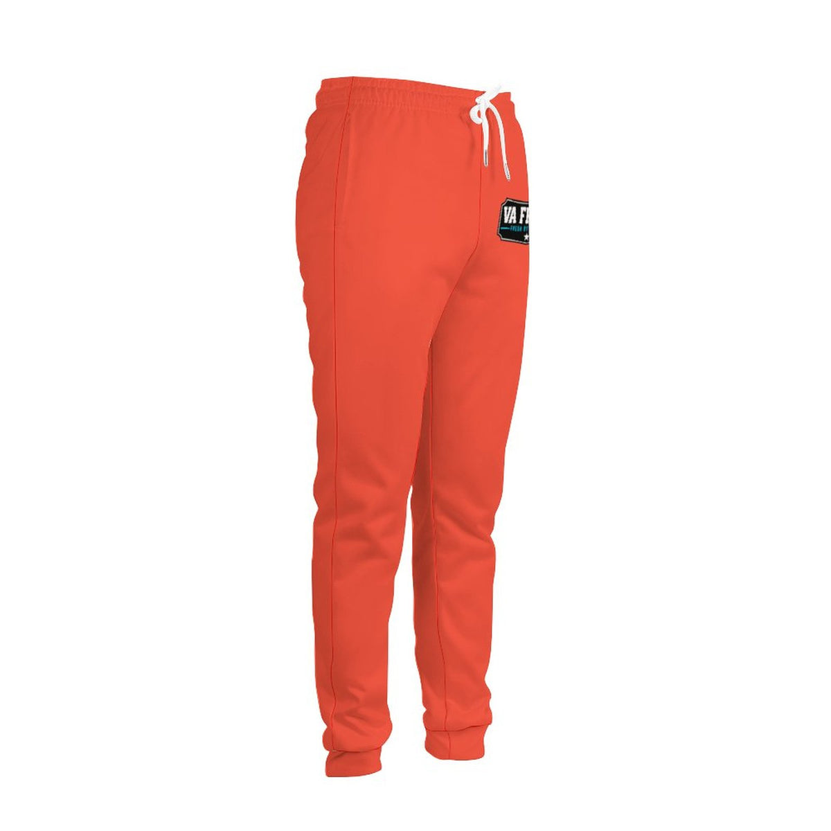 VA FRESH — Fresh By Nature Badge — Hoodie & Jogger Set — Colorful Orange
